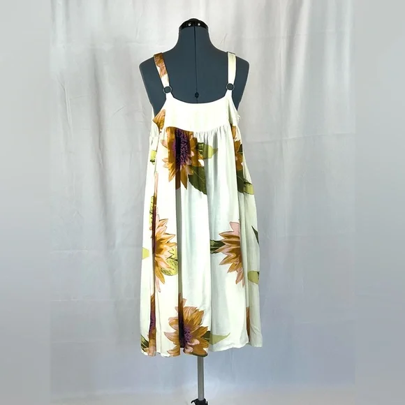 Kimchi Blue floral sunflower sundress S 104 - Picture 2 of 6